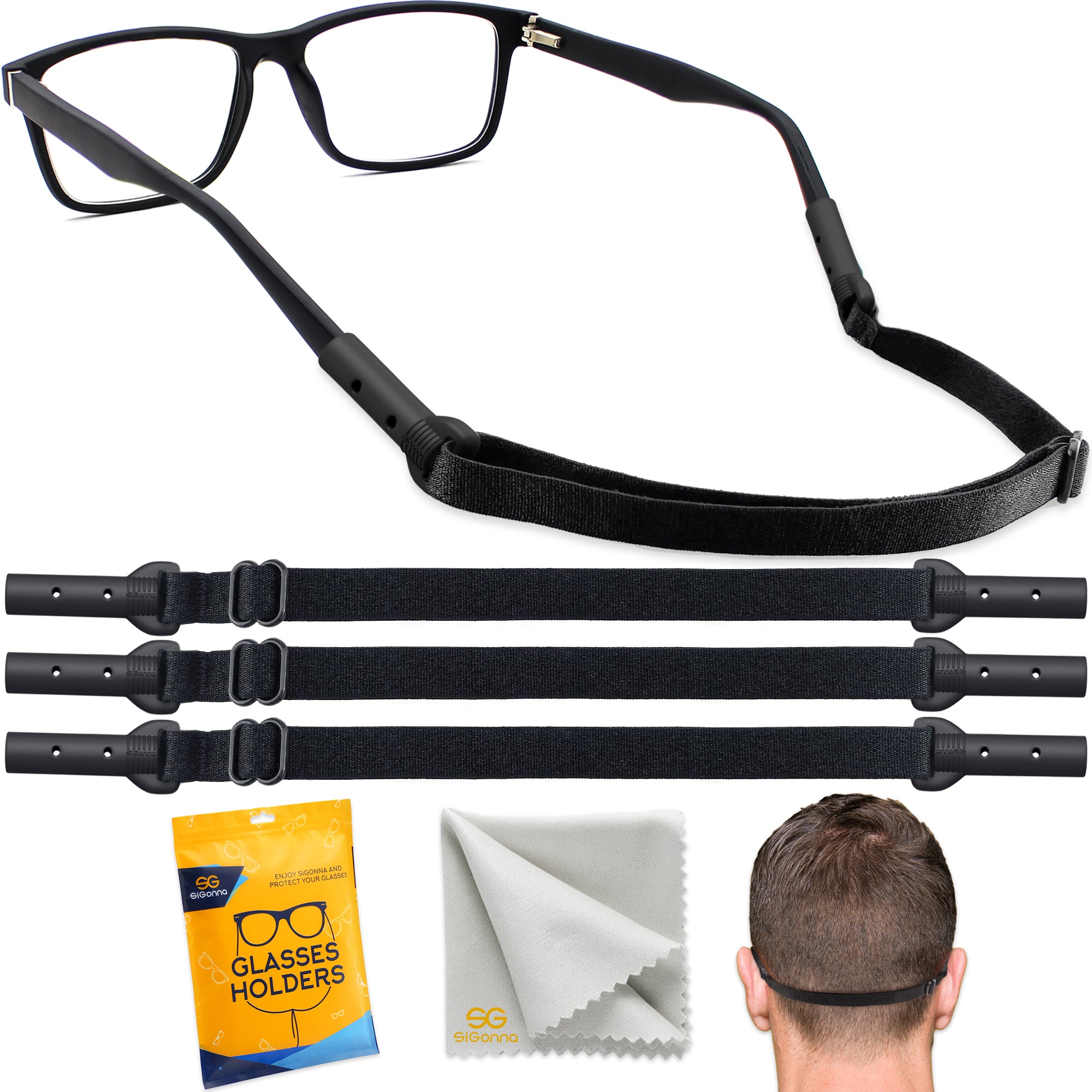 Eye glass holder Cotton 3 Eyeglasses Strap Lanyards