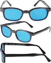 X-KD's Black Frame/Turquoise Lens (1129) by Pacific Coast Sunglasses