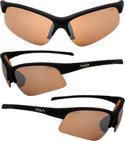 TR90 Maxx Domain HD Black Amber Lens