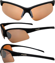 TR90 Maxx Domain HD Black Amber Lens