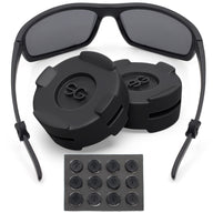 SIGONNA Eyeglass Ear Grips - Silicone Temple Cushions, 6 or 12 Pairs - 6 Pairs