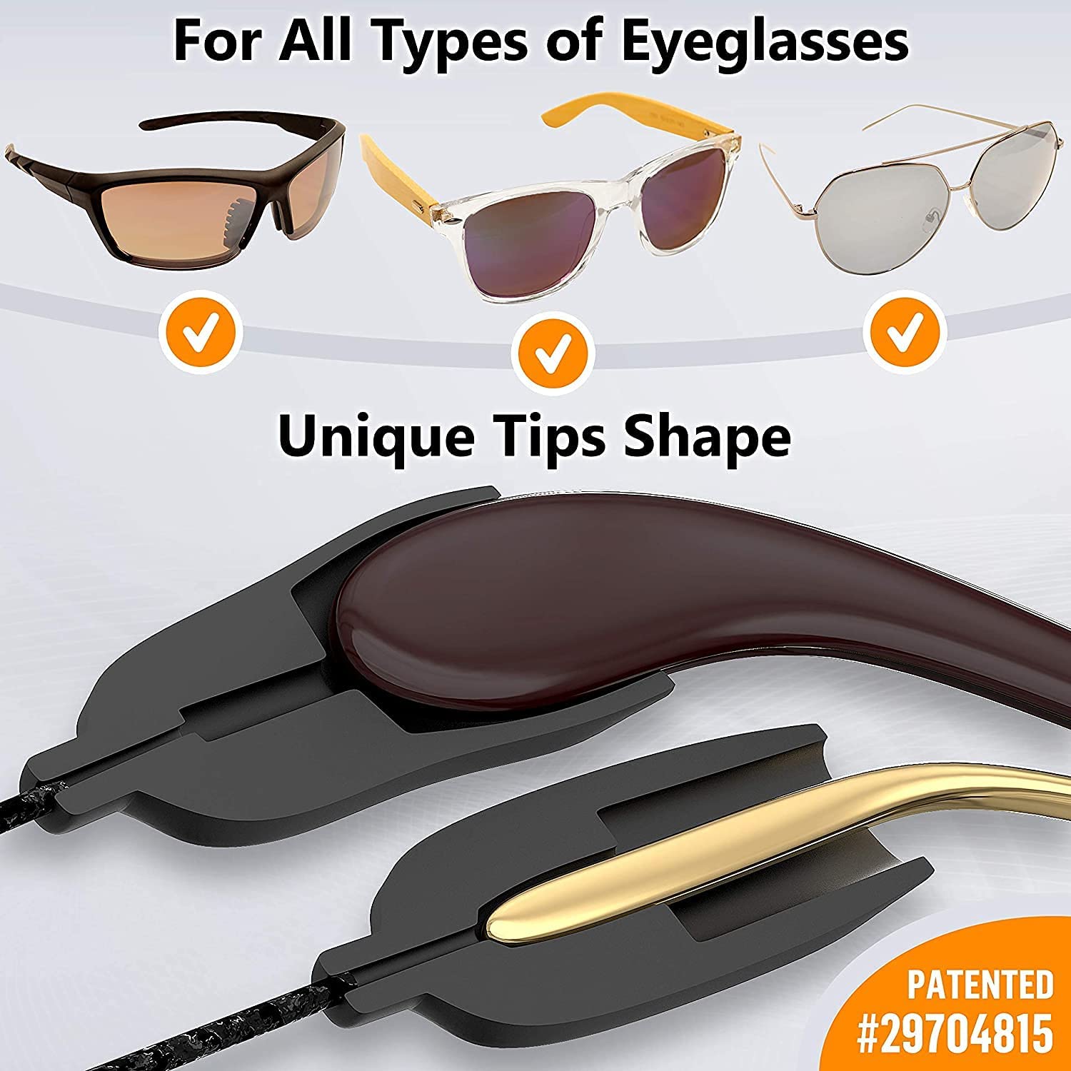 Wired Eyeglass Straps for men