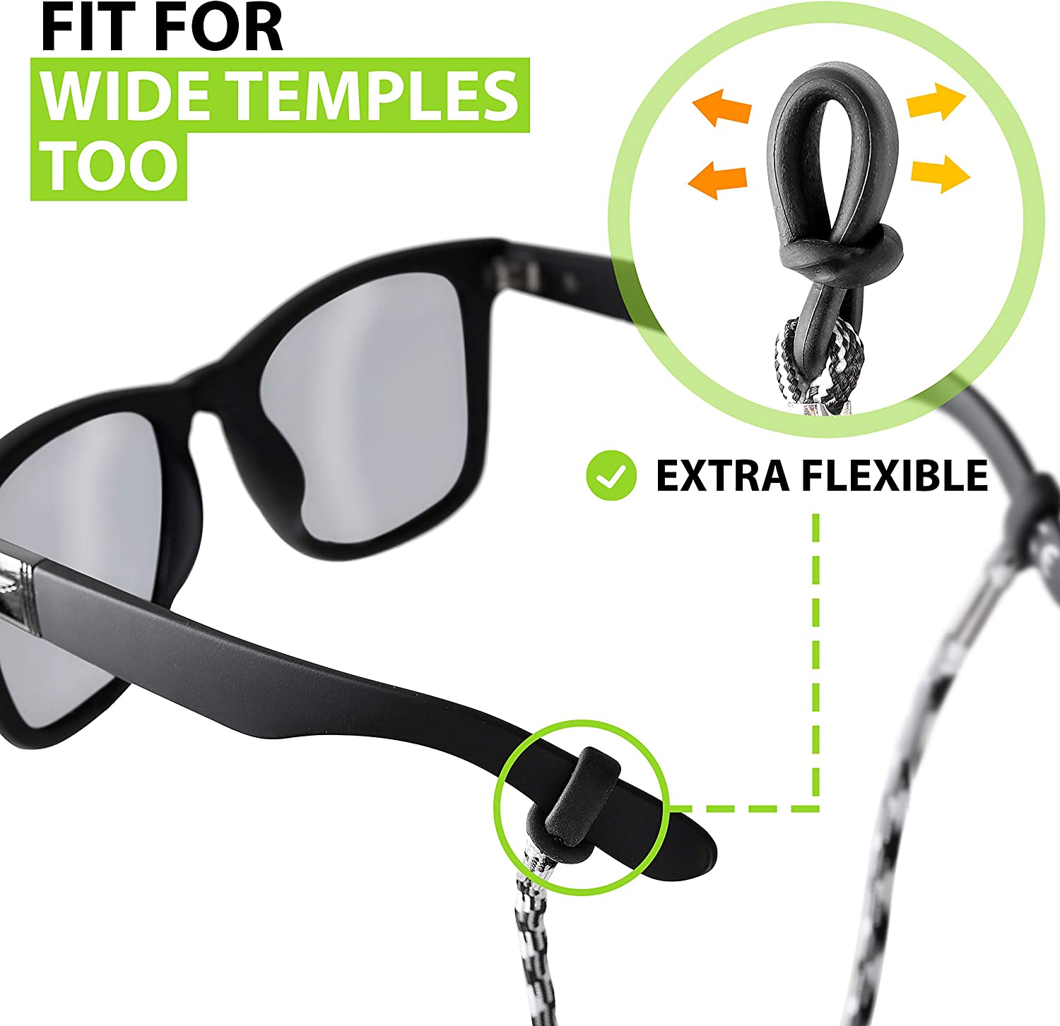 Eco Leather Eyeglasses Holder Strap - Sigonna